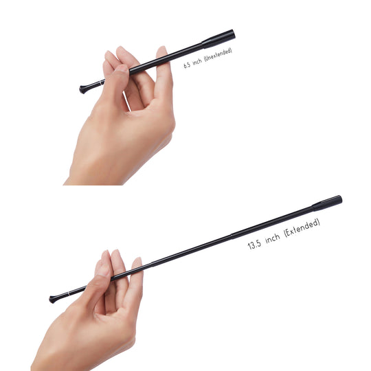 Filtered and Cleanable-The Upgraded Audrey Hepburn Inspired Functional All Metal Telescopic Cigarette Holder with Natural Filter Stone For Slim Size Cigarettes Virginia Slim and Hand Rolled Cigarettes - Utopiat