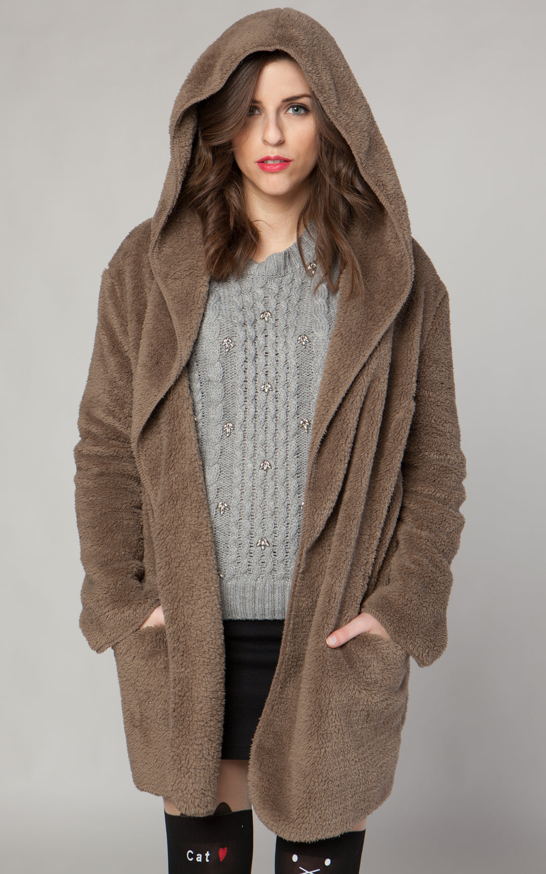 Stylish Blanket Hoodie Adult Women and Men Oversized Fleece Jacket for Winter - Utopiat