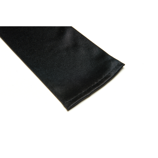Mini Audrey Girl Size Long Black Satin Gloves Inspired by Audrey Hepburn - Utopiat