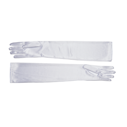 Holly Premium White Satin Gloves Inspired By BAT - Utopiat