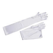 Holly Premium White Satin Gloves Inspired By BAT