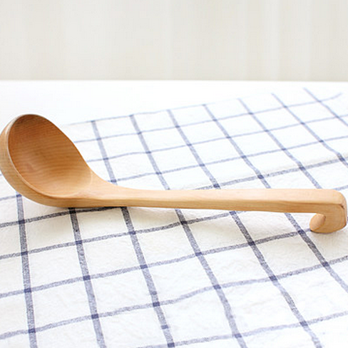 Simple-the Wooden Soup Ladle