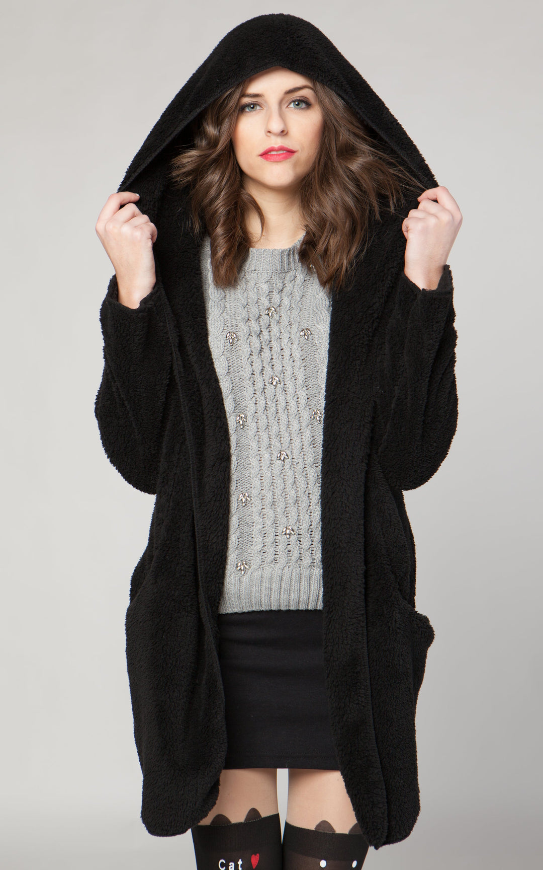 Stylish Blanket Hoodie Adult Women and Men Oversized Fleece Jacket for Winter - Utopiat