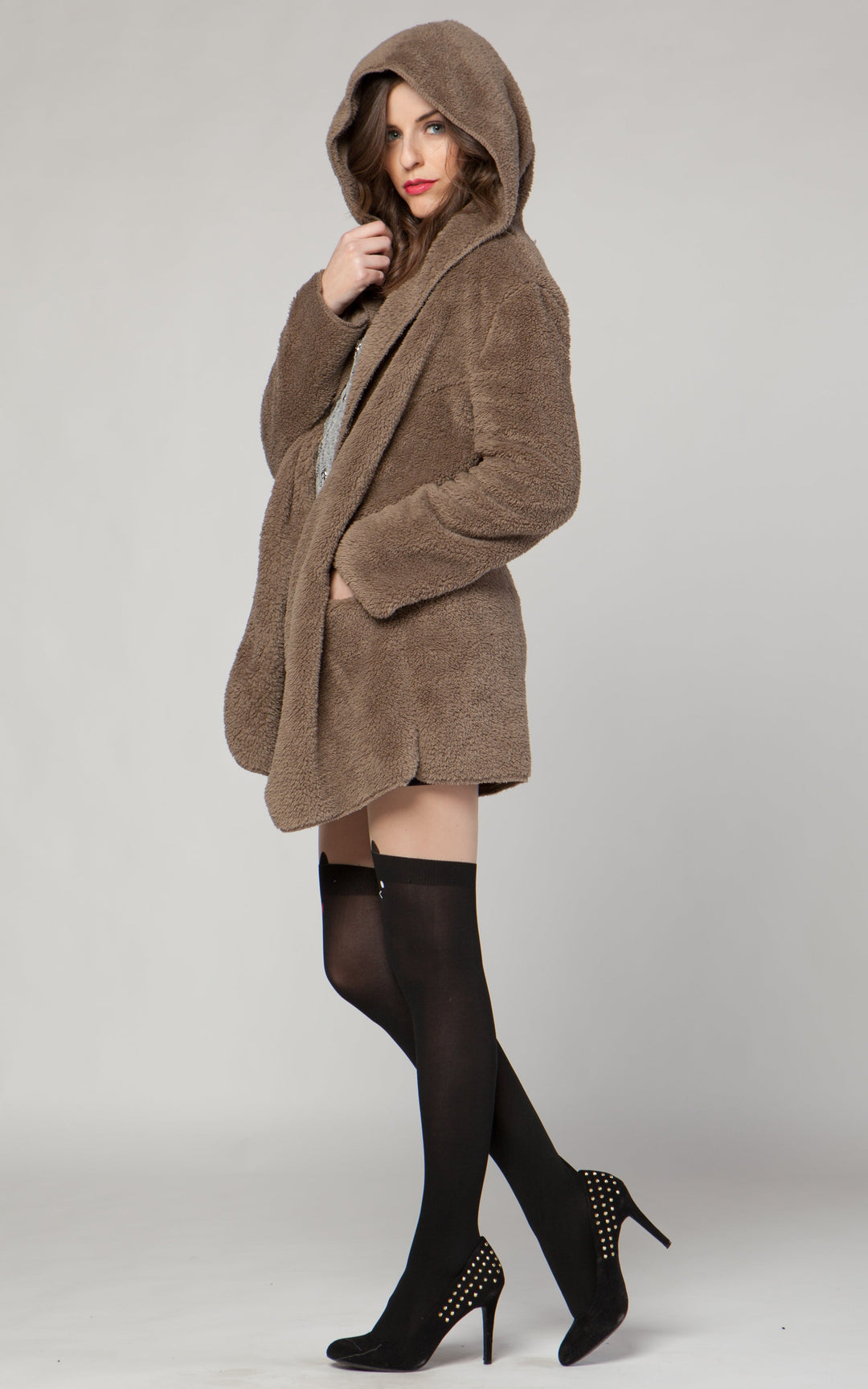 Stylish Blanket Hoodie Adult Women and Men Oversized Fleece Jacket for Winter - Utopiat